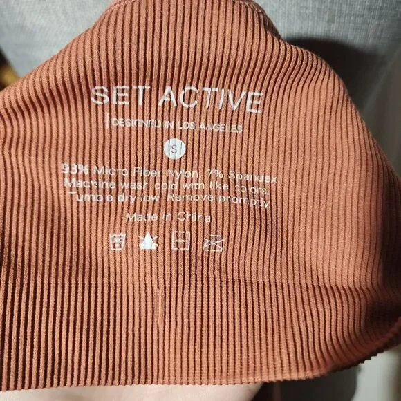 SET ACTIVE scupltflex ribbed bra - Picture 4 of 4